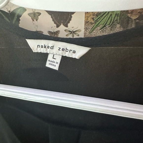 Naked Zebra, size Large. Cute Zipper design - Picture 4 of 6